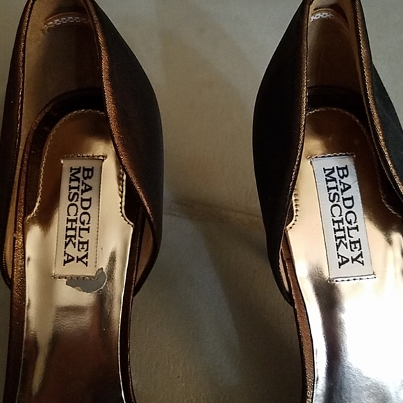 {Badgley Mischka} Copper Heels - Picture 2 of 6